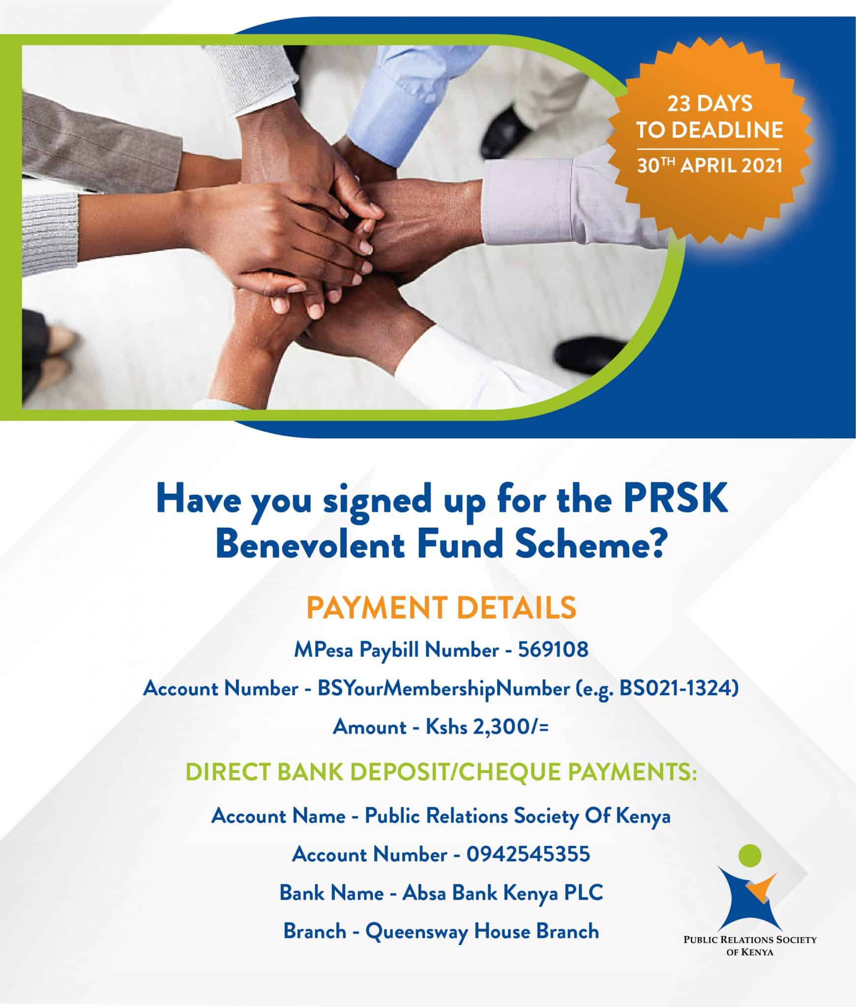 PRSK Benevolent Fund - Public Relations Society of Kenya